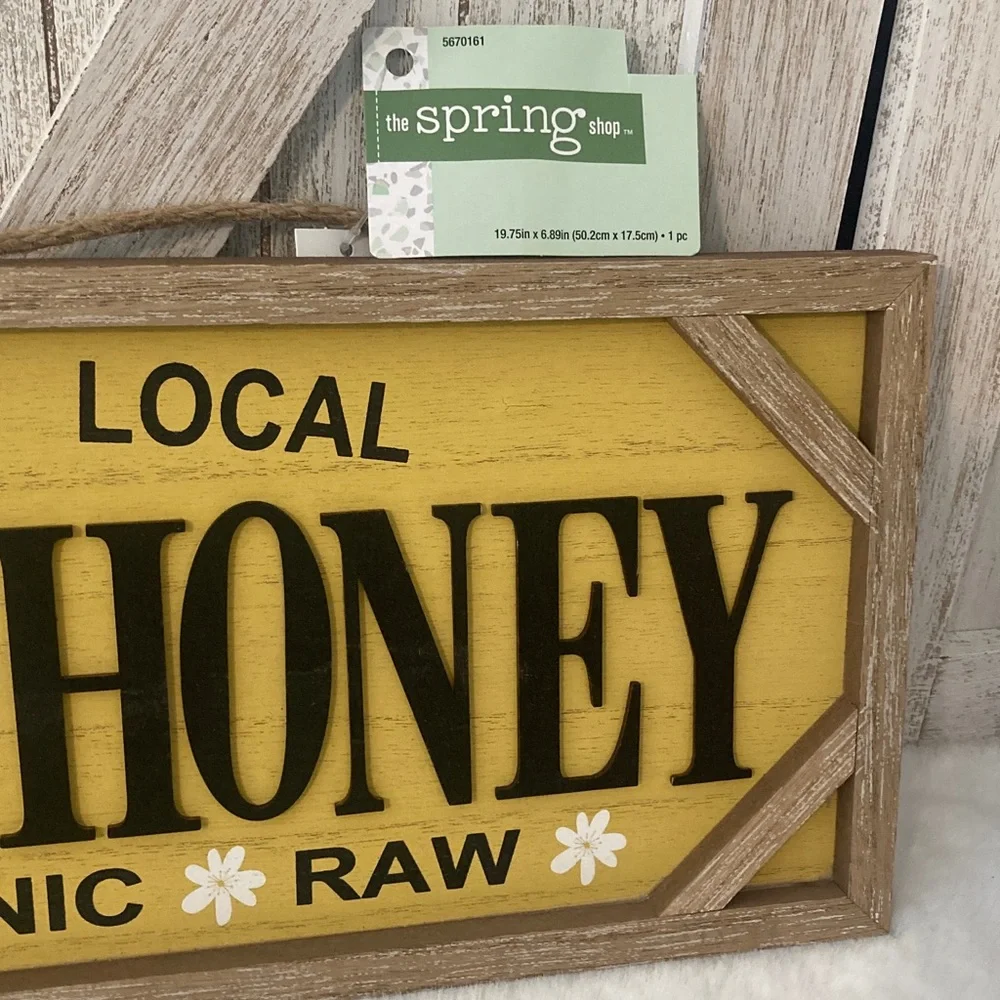 Yellow Sweet Honey Sign